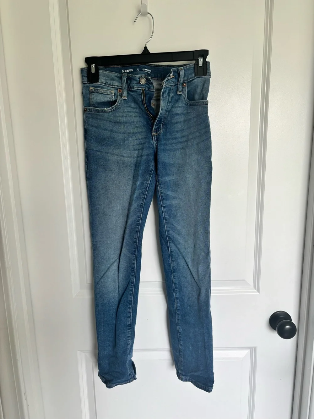 Old Navy Built-In Flex Straight Jeans – Boys Size 12 Slim NWOT